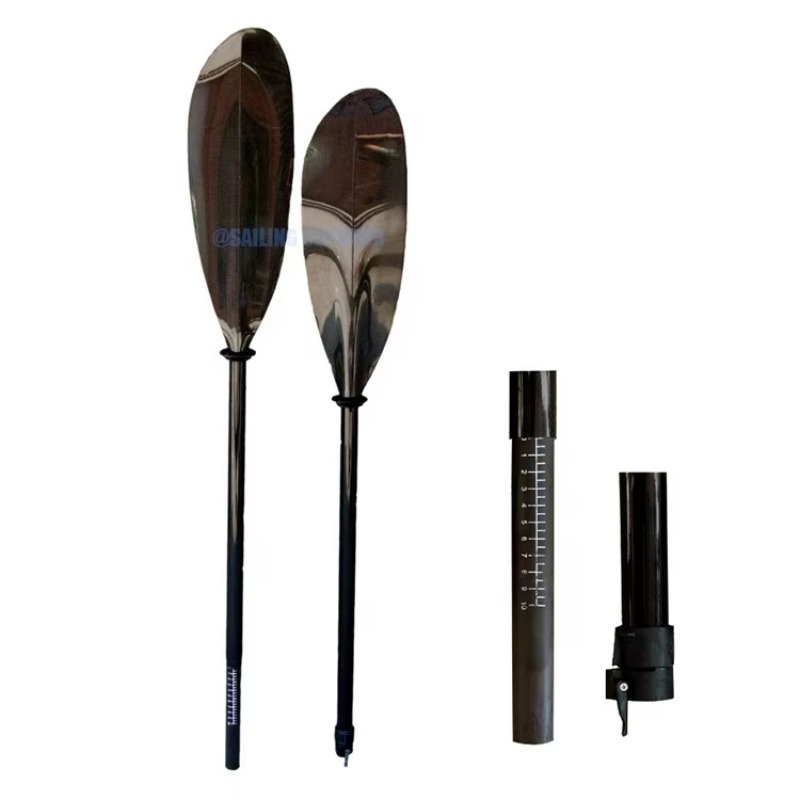 Kayak Paddle Carbon Fiber 2 Piece - Lightweight 2/4-Piece Fiberglass 3K Carbon Fiber