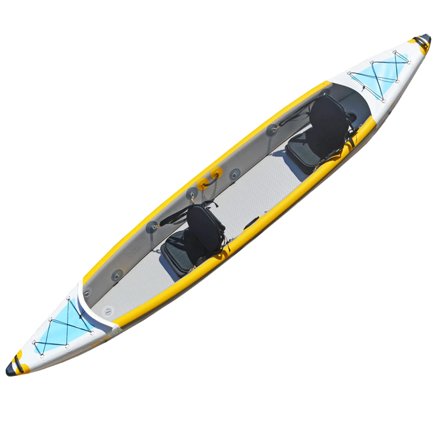 Inflatable Kayak 2 Person Drop Stitch - 485x80cm Good Quality Double 2 Person