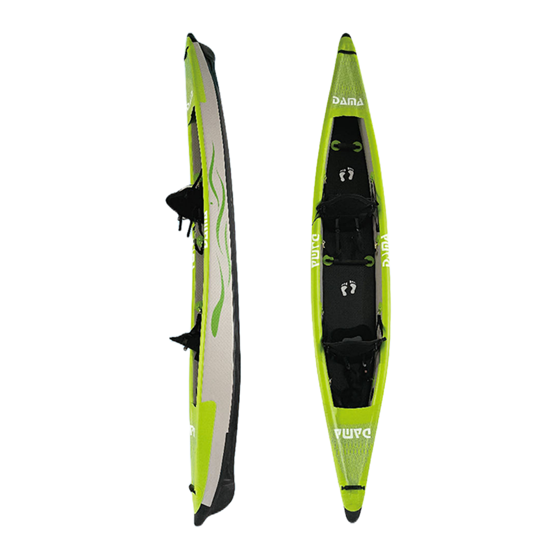 14FT 2-Person Inflatable PVC K - огляд і ціна Inflatable Kayak 2 Person Drop Stitch