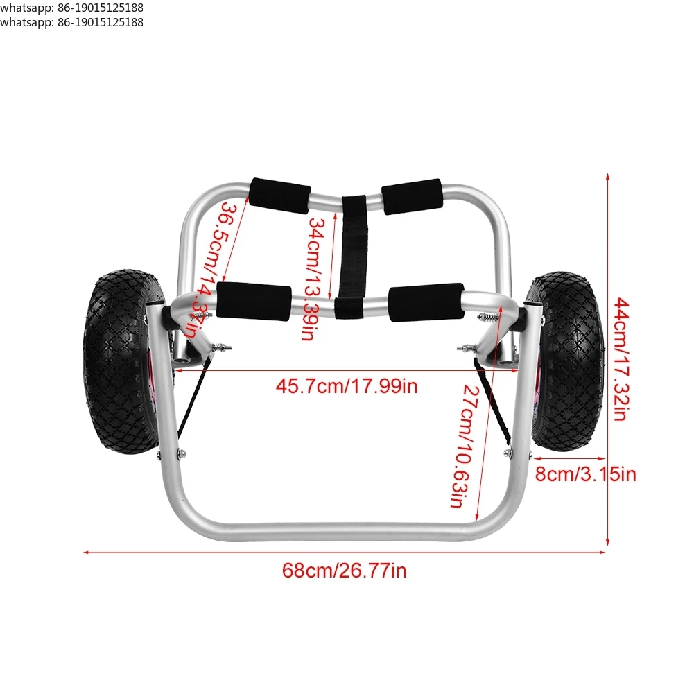 Alloy Kayak Canoe Wheel Dolly  - огляд і ціна Kayak Cart Trolley Carrier Dolly