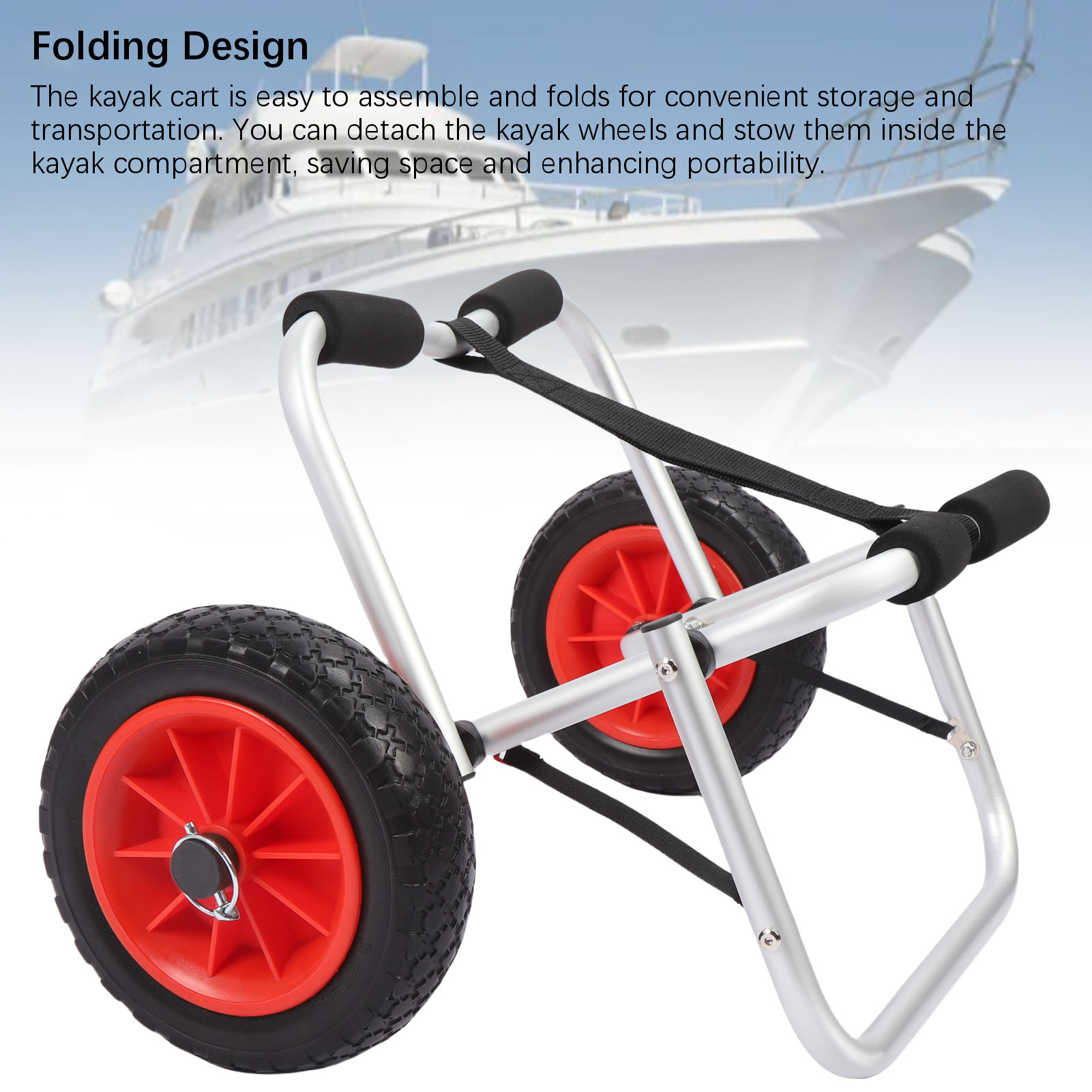 Kayak Cart Trolley with 10 Inc - огляд і ціна Kayak Cart Trolley Carrier Dolly