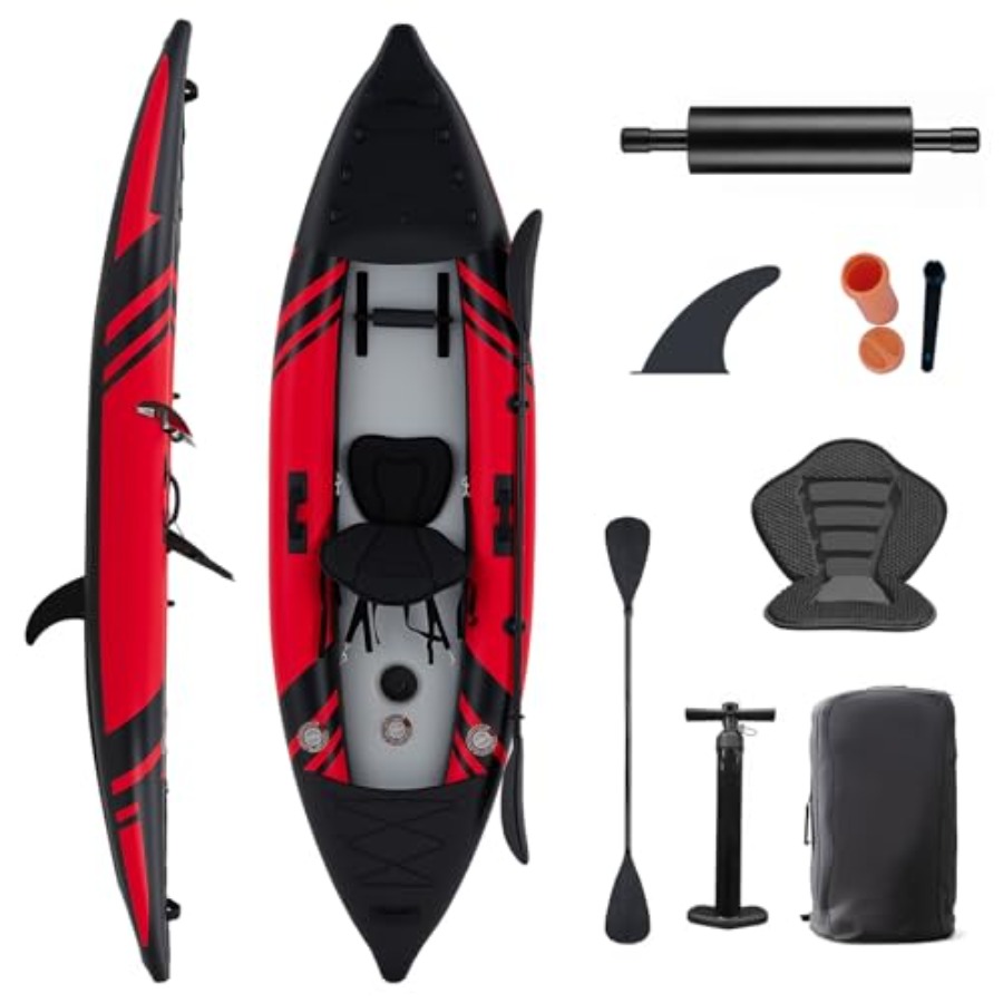 1-Person Inflatable Kayak For  - огляд і ціна Drop Stitch Touring Kayak 1 Person