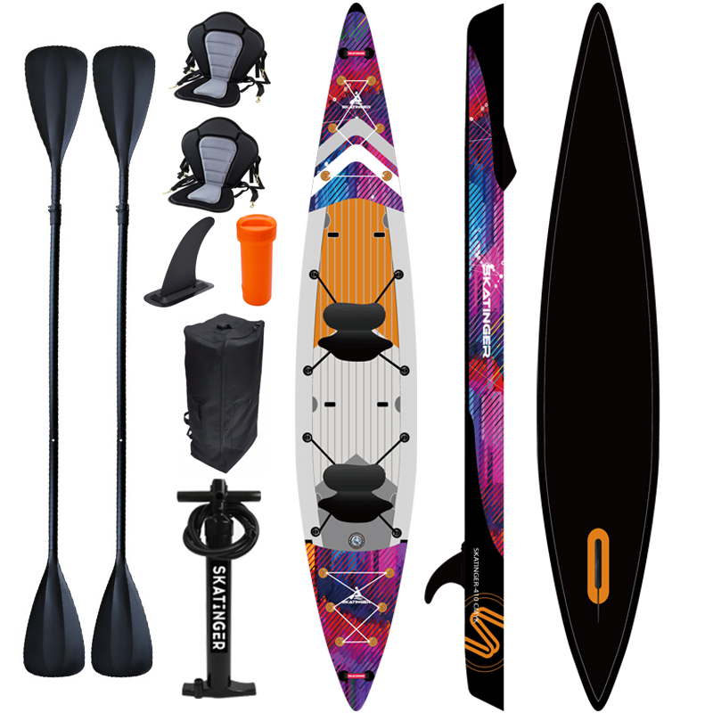 Skatinger Inflatable Drop Stit - огляд і ціна Inflatable Kayak 2 Person Drop Stitch