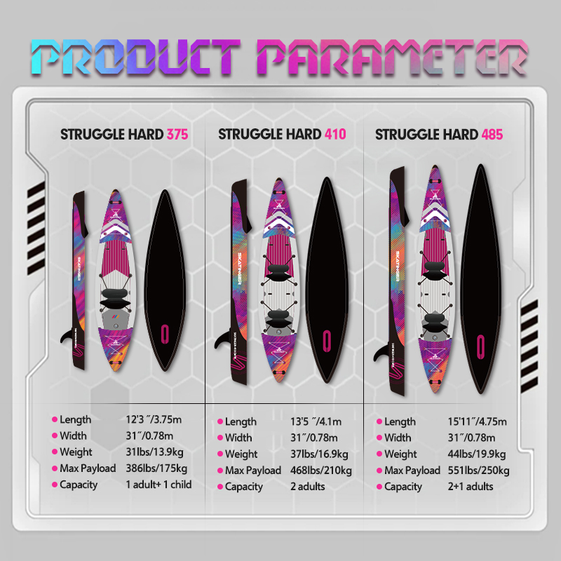 Skatinger Inflatable Drop Stit - огляд і ціна Inflatable Kayak 2 Person Drop Stitch