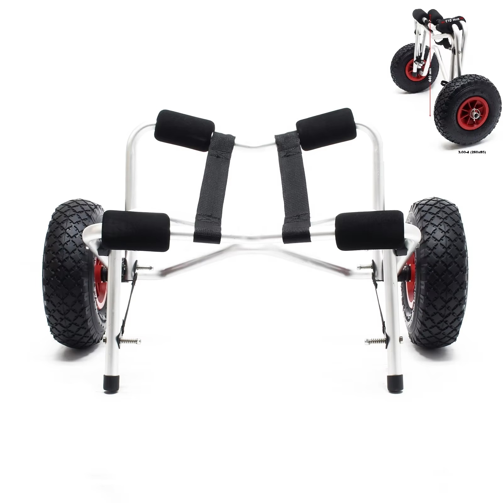 150LB  Kayak Transport Cart Ka - огляд і ціна Kayak Cart Trolley Carrier Dolly
