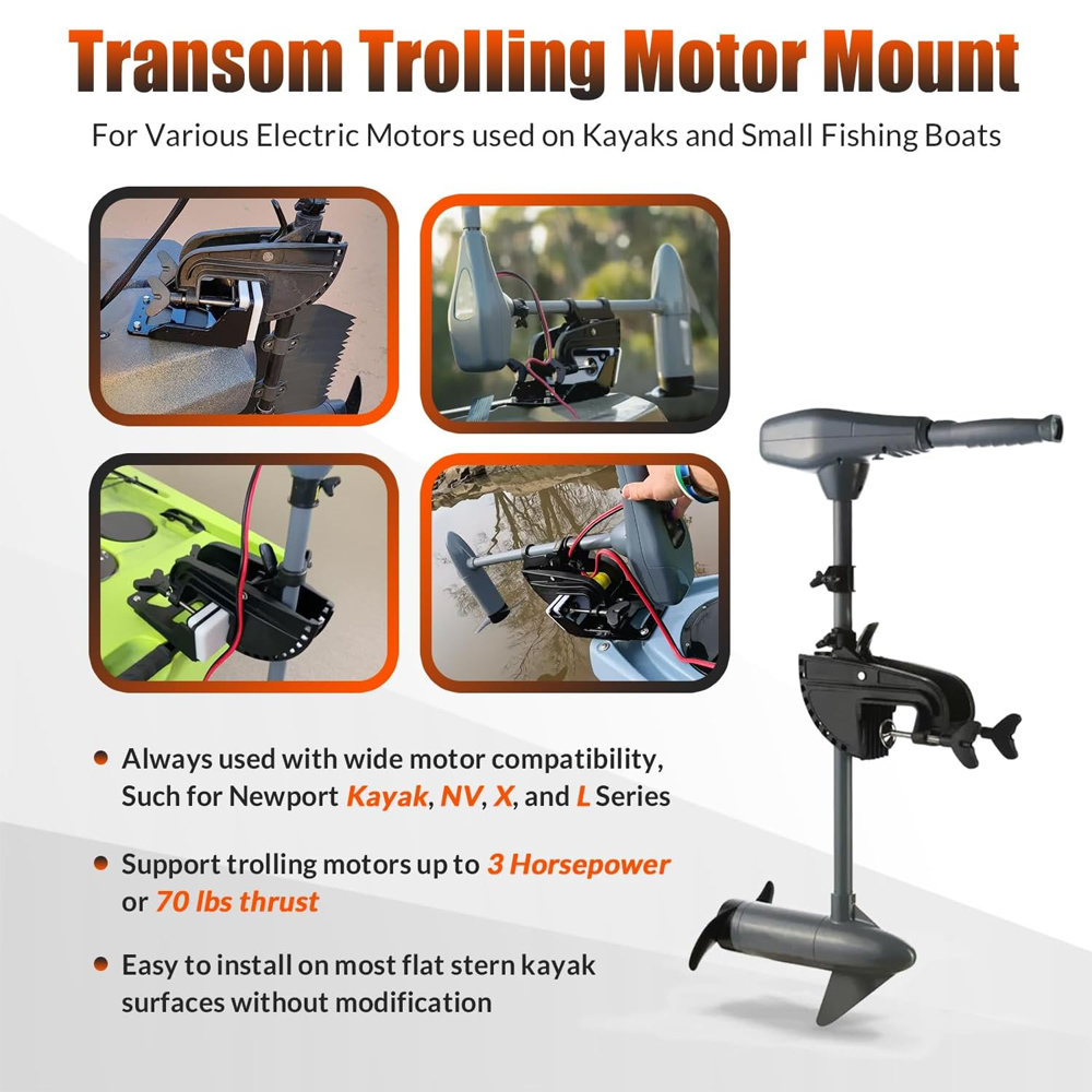 Kayak Trolling Motor Transom M - огляд і ціна Electric Trolling Motor Kayak Mount