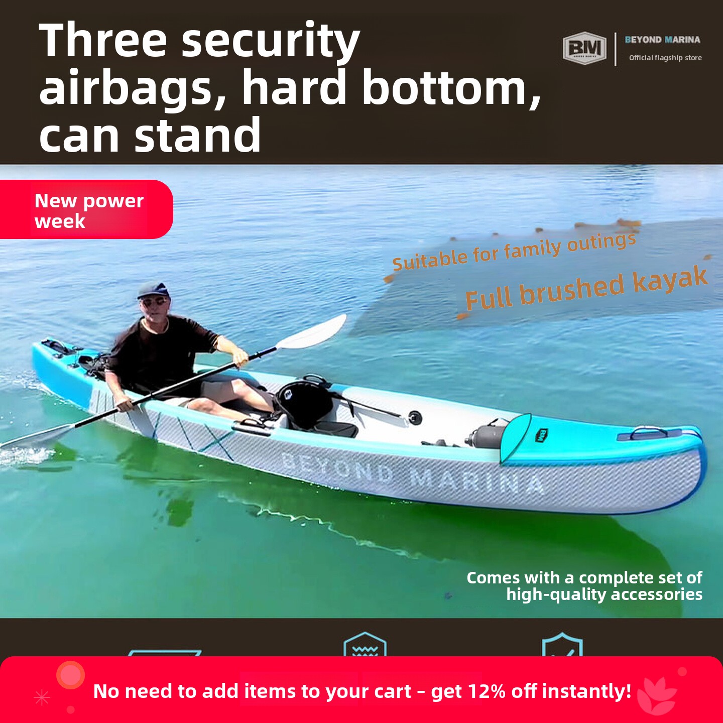 Portable Sea Fishing Inflatabl - огляд і ціна Inflatable Kayak 2 Person Drop Stitch