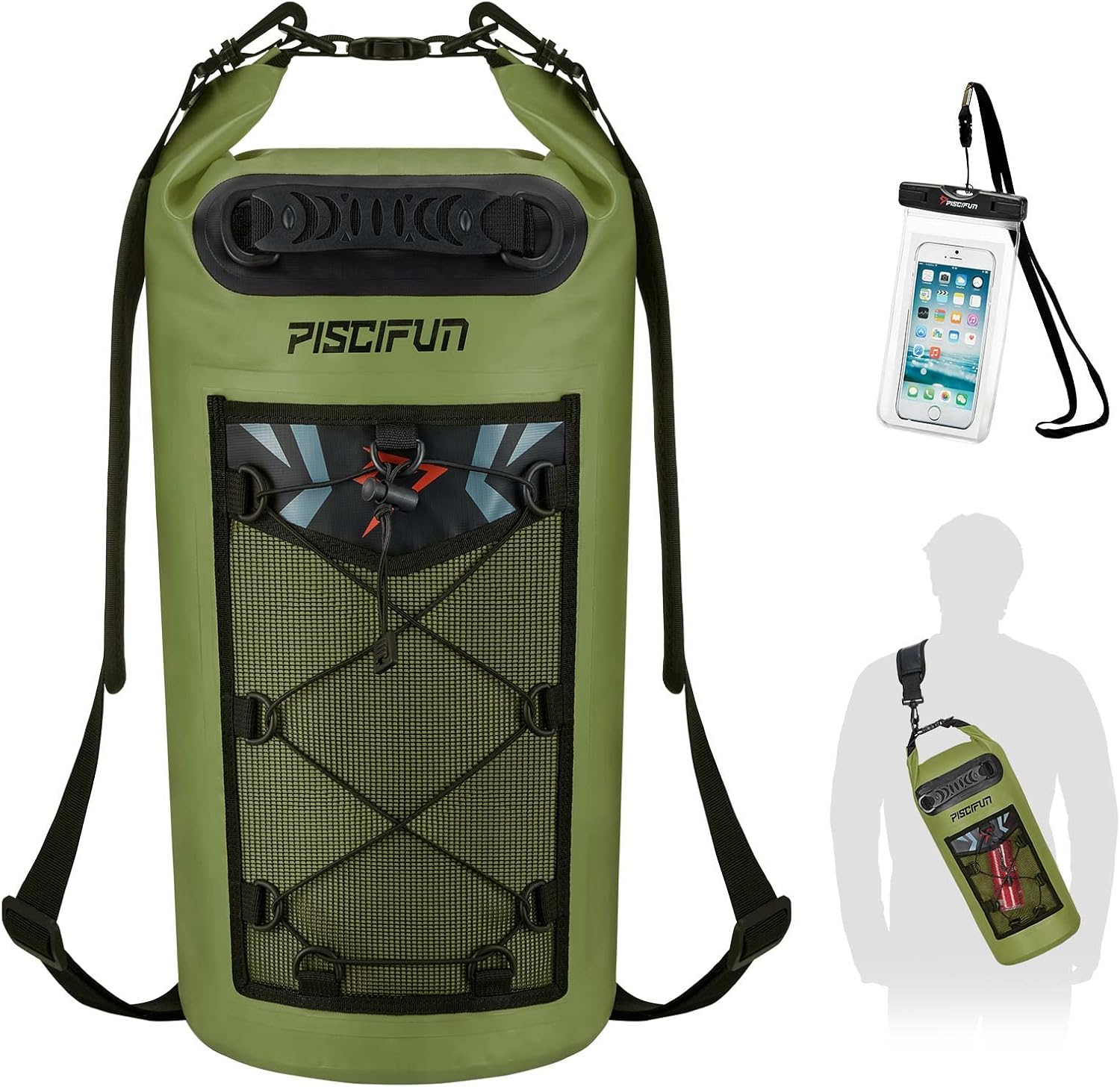 Piscifun Dry Bag, Waterproof F - огляд і ціна Dry Bag Backpack 30L Waterproof