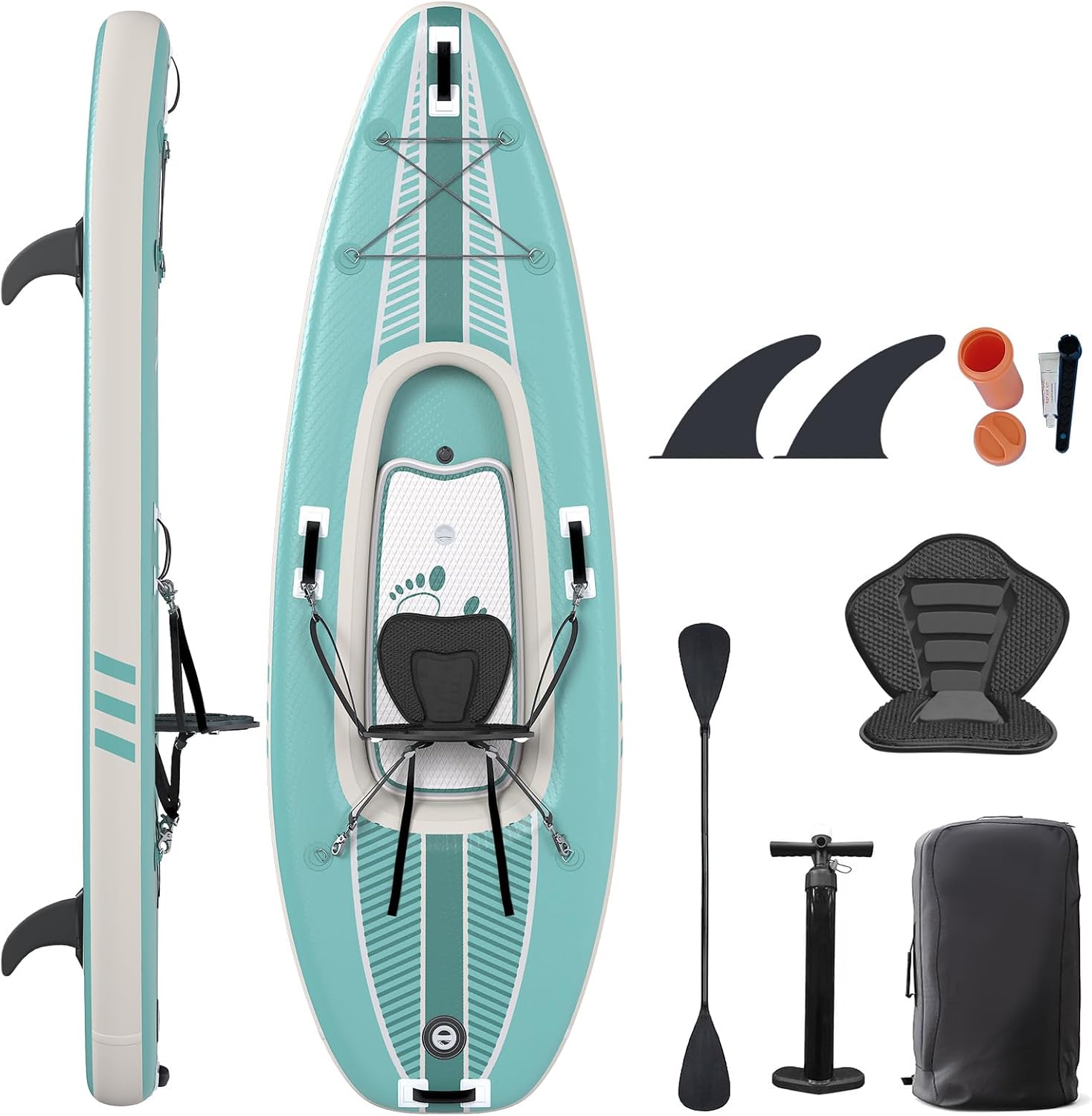 Lightweight Portable 1-Person  - огляд і ціна Drop Stitch Touring Kayak 1 Person