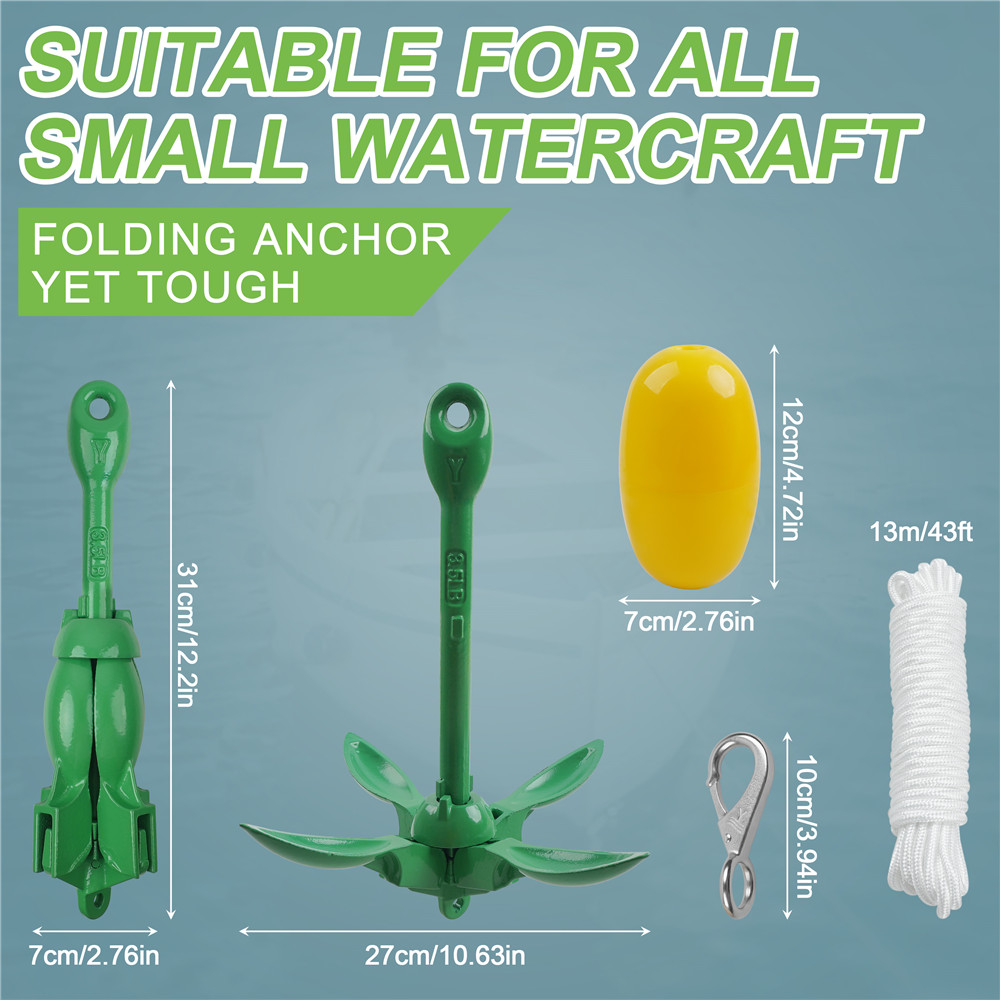 1.5kg Anchor for Kayak and Jet - огляд і ціна Kayak Anchor Kit Folding 1.5Kg