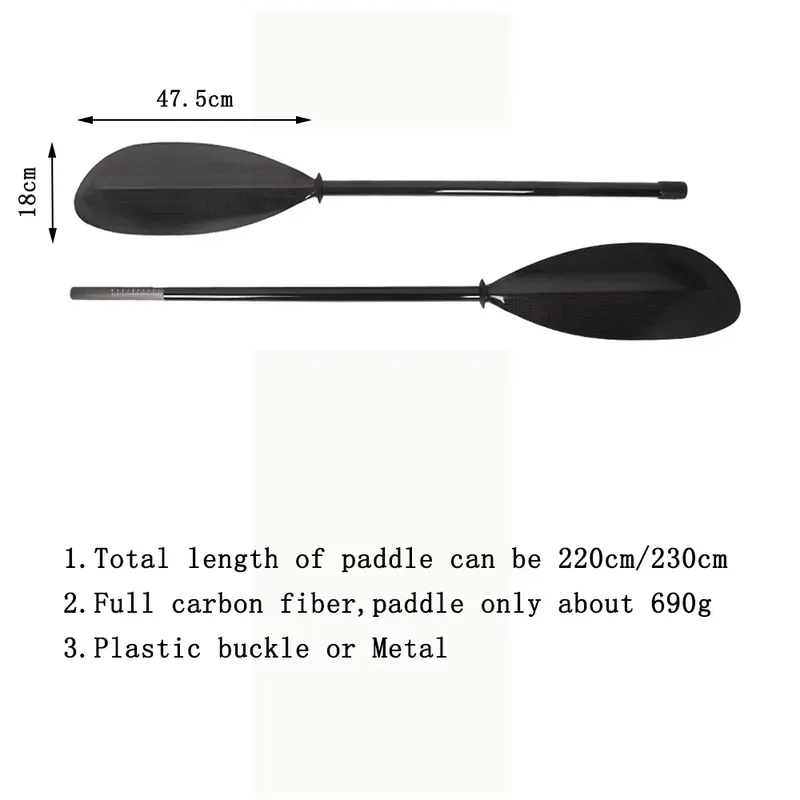 Manufacture of 2 pieces of all - огляд і ціна Kayak Paddle Carbon Fiber 2 Piece
