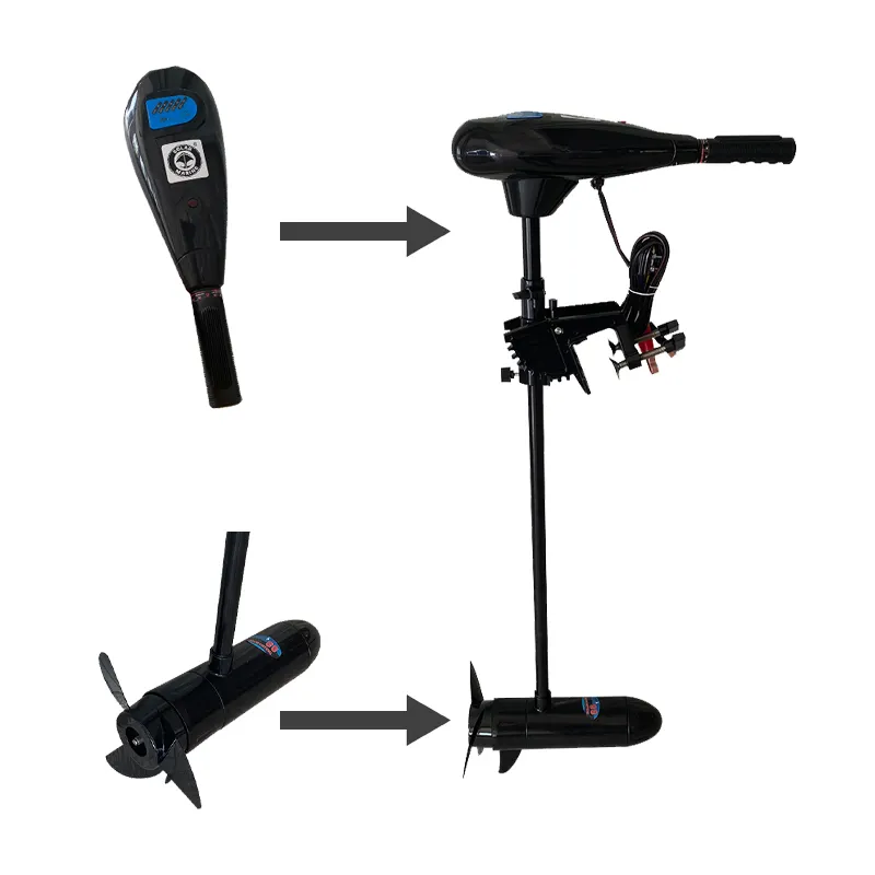 PVC Inflatable Kayak 88lbs 24V - огляд і ціна Electric Trolling Motor Kayak Mount