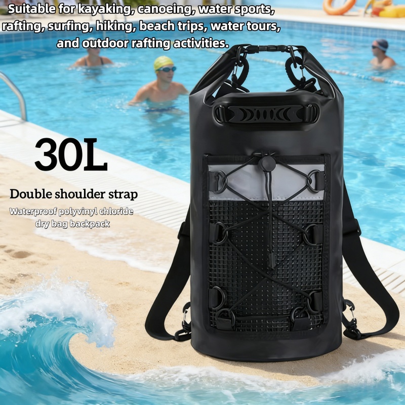 30L Waterproof PVC Dry Bag Wom - огляд і ціна Dry Bag Backpack 30L Waterproof