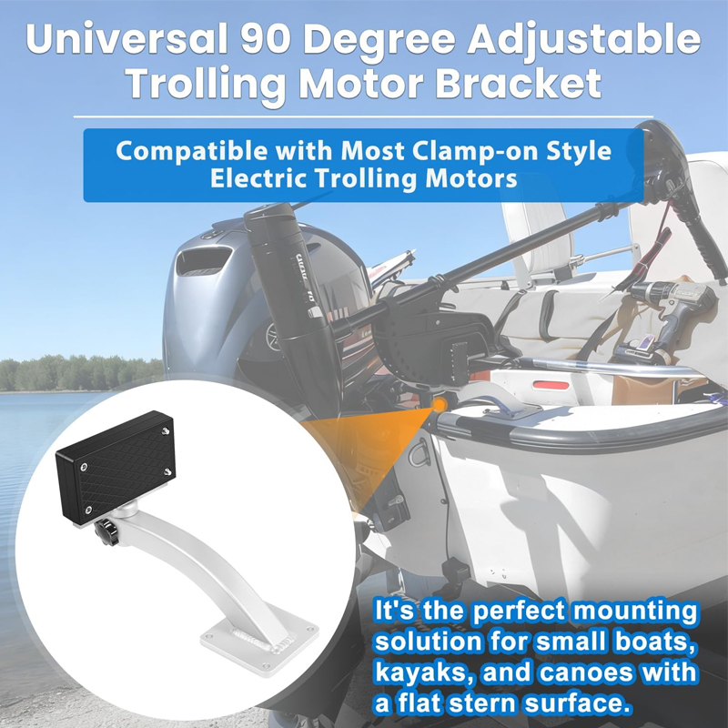 90 Degree Adjustable Marine Tr - огляд і ціна Electric Trolling Motor Kayak Mount