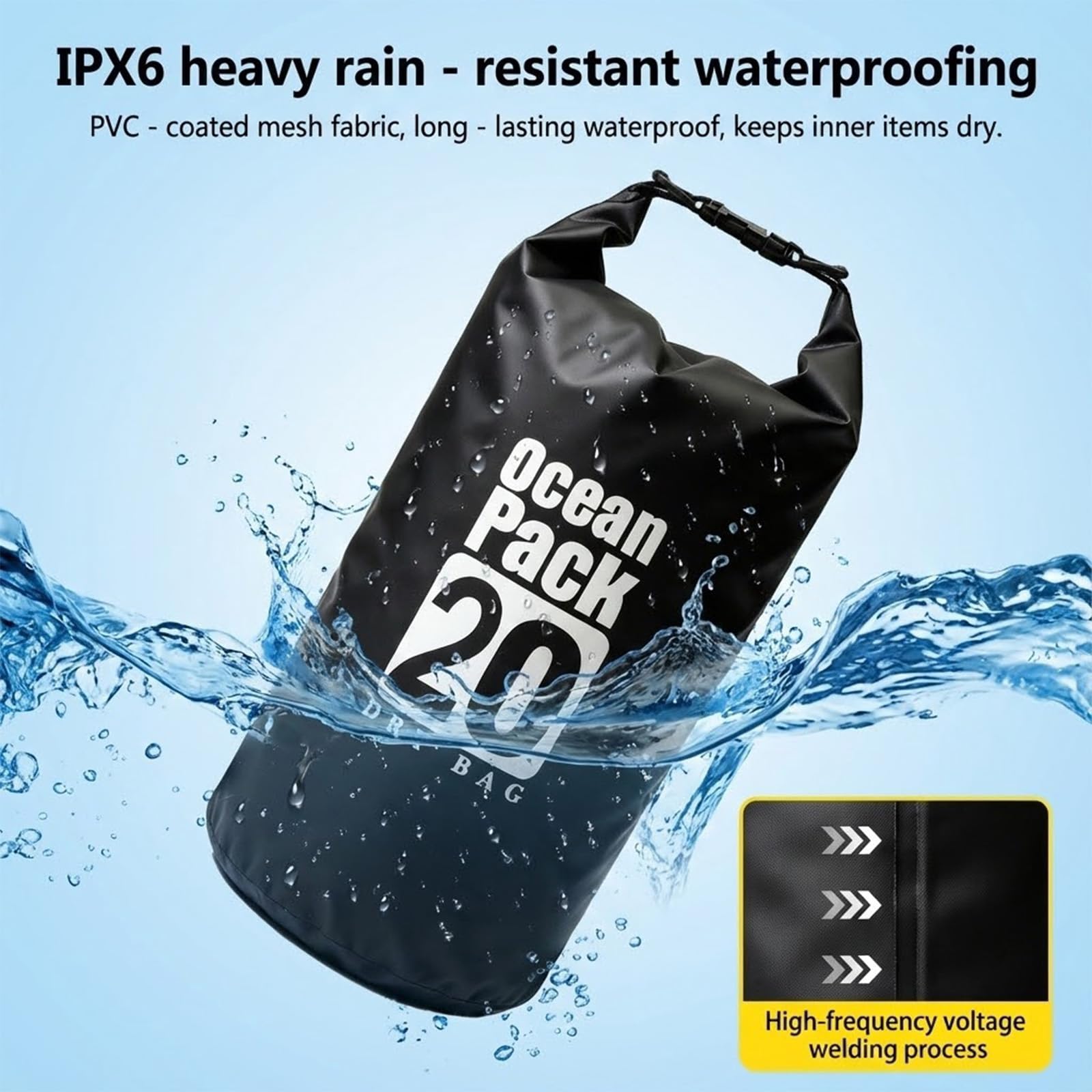 Swimming Waterproof Dry Bag Sw - огляд і ціна Dry Bag Backpack 30L Waterproof