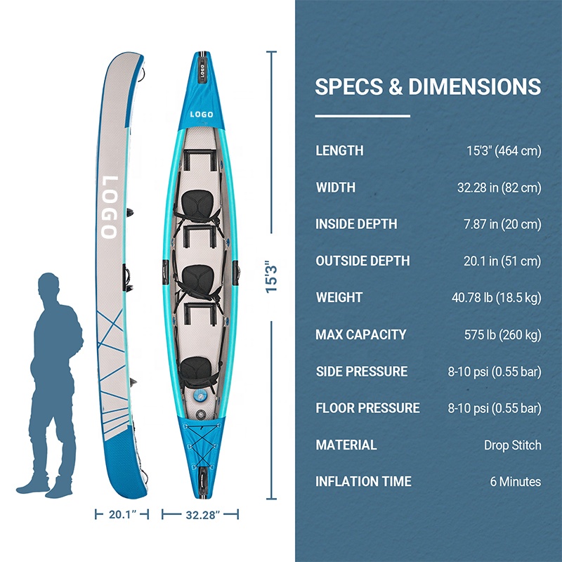Drop Stitch Kayak Inflatable C - огляд і ціна Inflatable Kayak 2 Person Drop Stitch