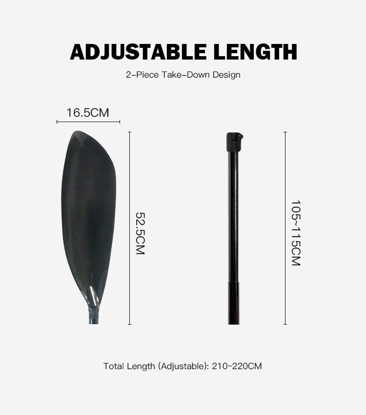 Paddle Carbon Fiber Kayak Padd - огляд і ціна Kayak Paddle Carbon Fiber 2 Piece