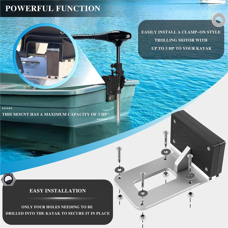 L71A Universal Fit For Electri - огляд і ціна Electric Trolling Motor Kayak Mount