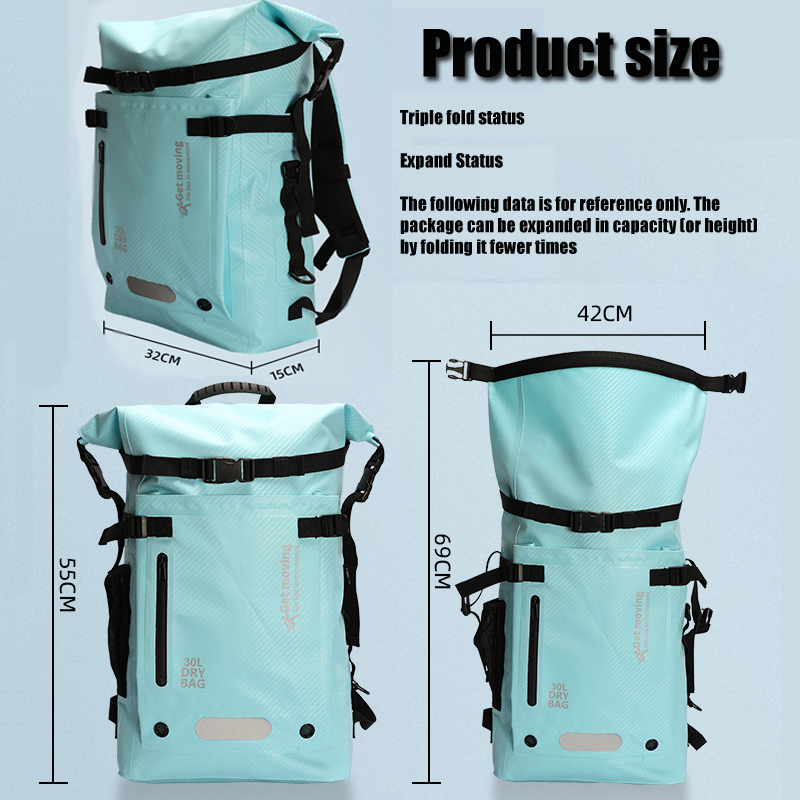 30L Waterproof backpack, trave - огляд і ціна Dry Bag Backpack 30L Waterproof