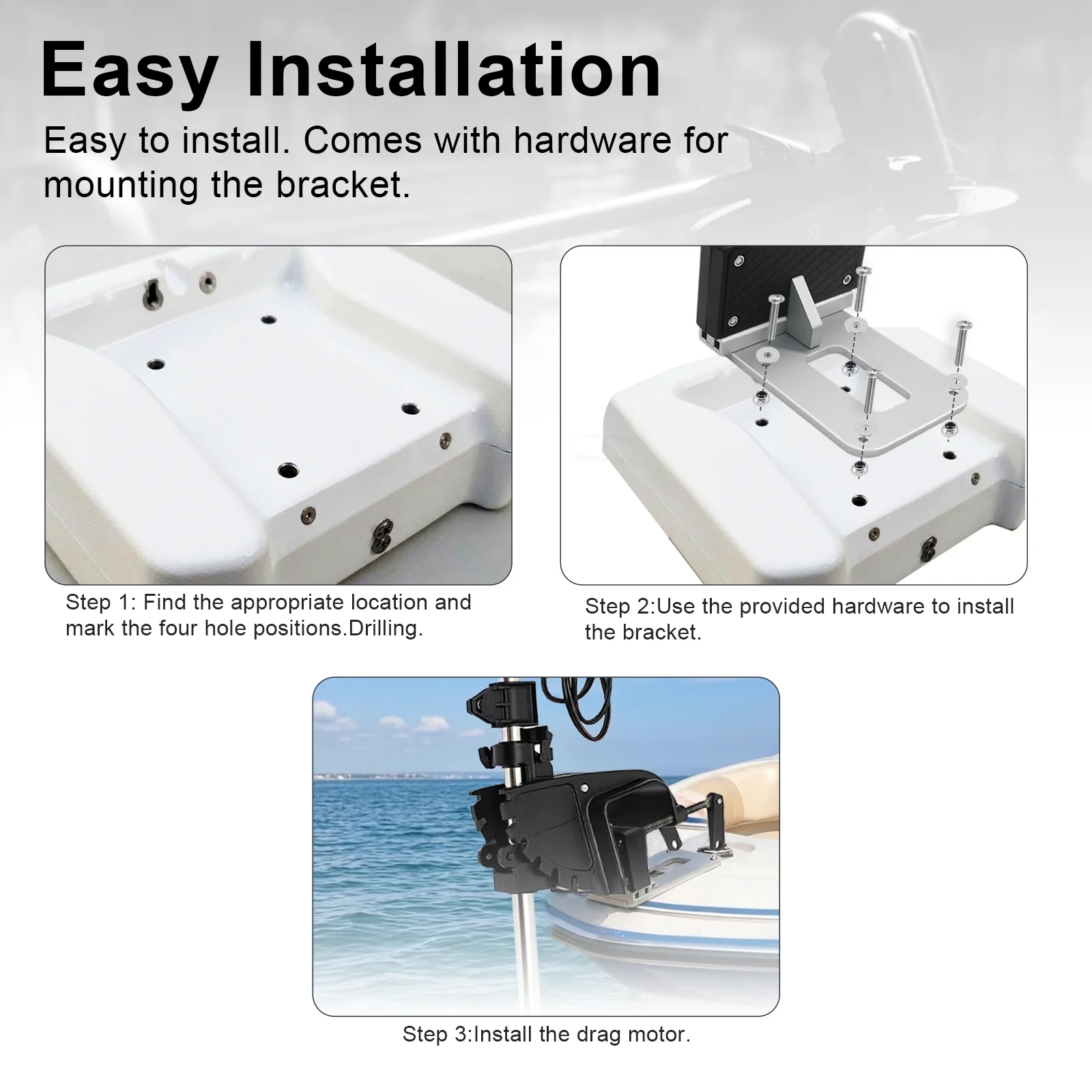Universal Transom Trolling Mot - огляд і ціна Electric Trolling Motor Kayak Mount