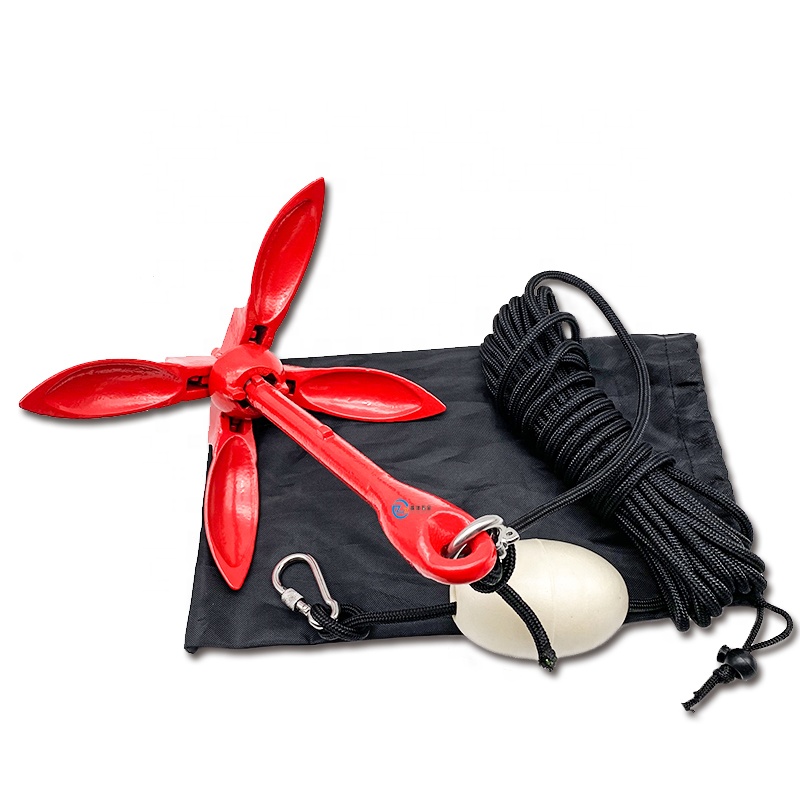 STLF 1.5Kg Carbon Steel Boat F - огляд і ціна Kayak Anchor Kit Folding 1.5Kg