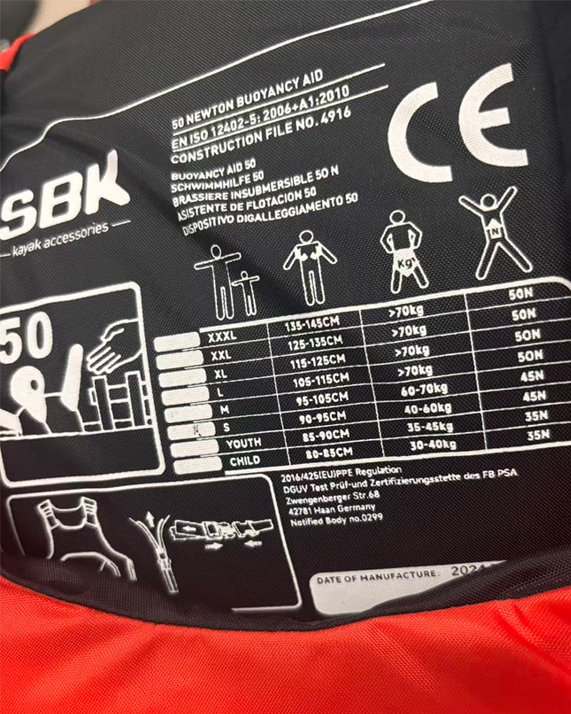 CE Approved Buoyancy Aid 50N P - огляд і ціна Kayak Life Vest Pfd Buoyancy Aid