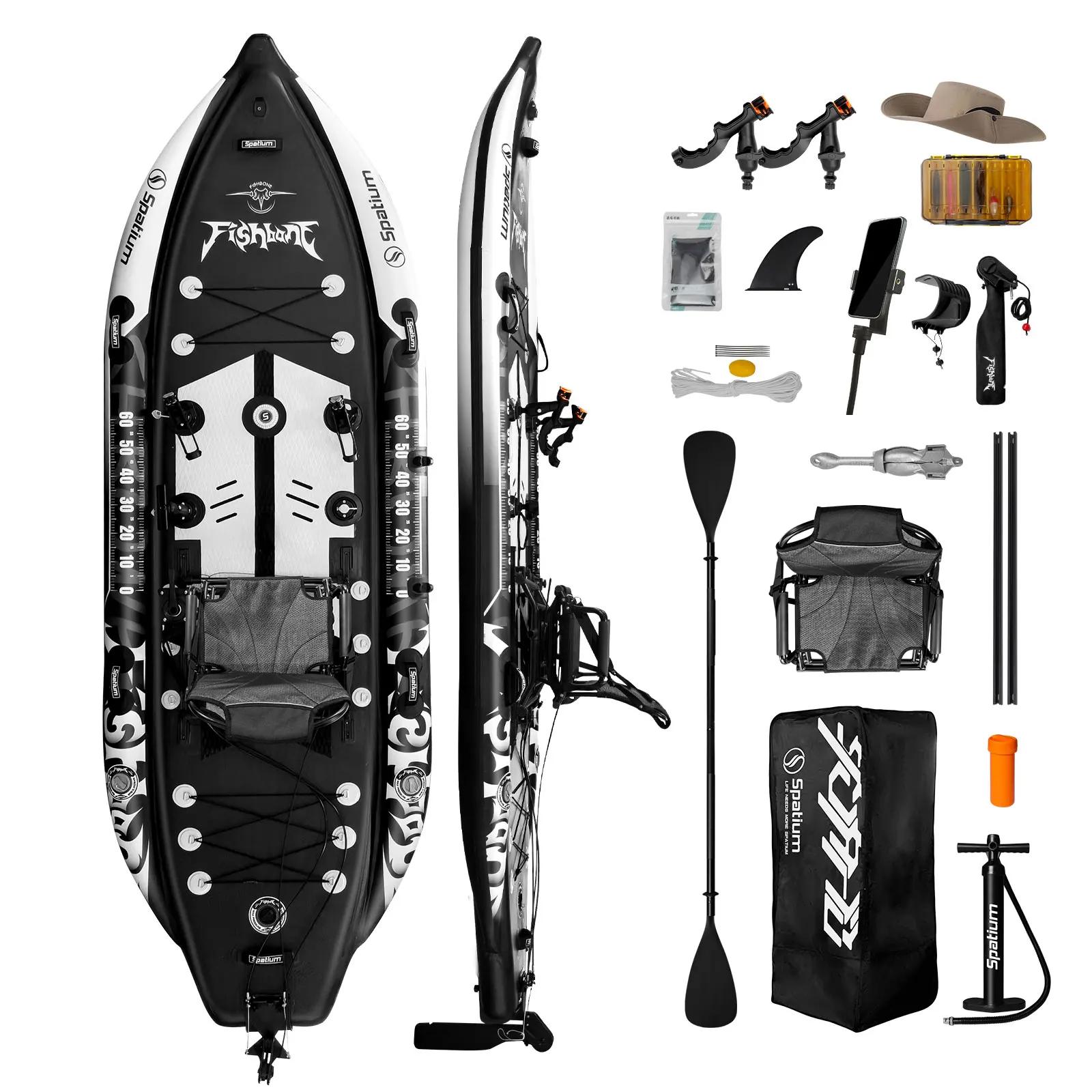 Inflatable Fishing Kayak, 1 Pe - огляд і ціна Drop Stitch Touring Kayak 1 Person